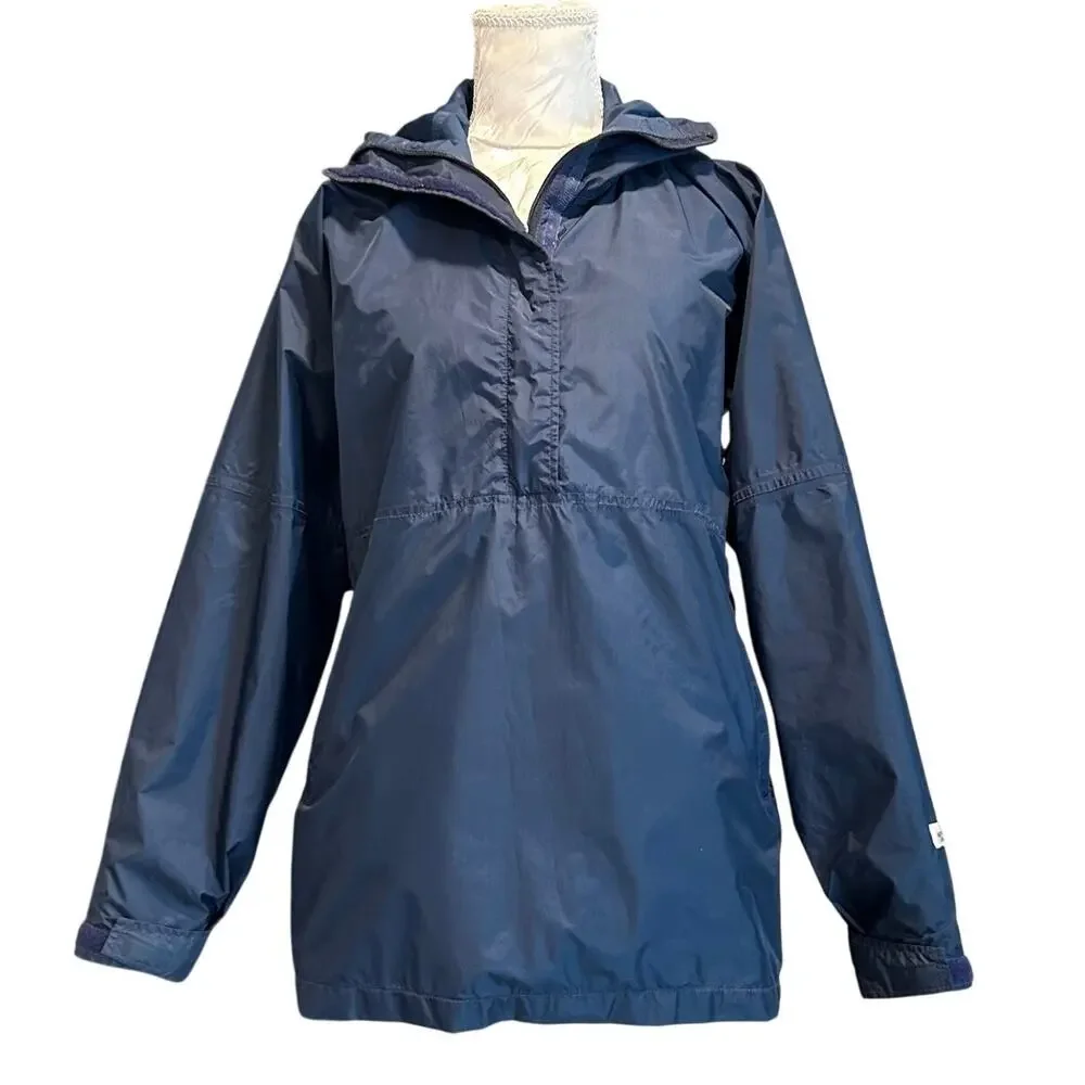 Vintage 90s The North Face Gore-Tex Navy Pullover Anorak Gorpcore Womens M